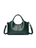 Genuine leather women's cross-body bag in seven colour options with soft texture and large capacity