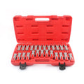 25-piece car terminal removal tool kit in storage case for electrical system disassembly