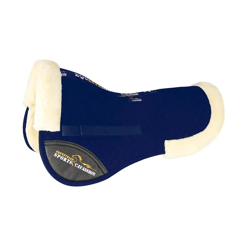 Riding shock absorption balance pad for waist protection in black, navy, white, or wine red