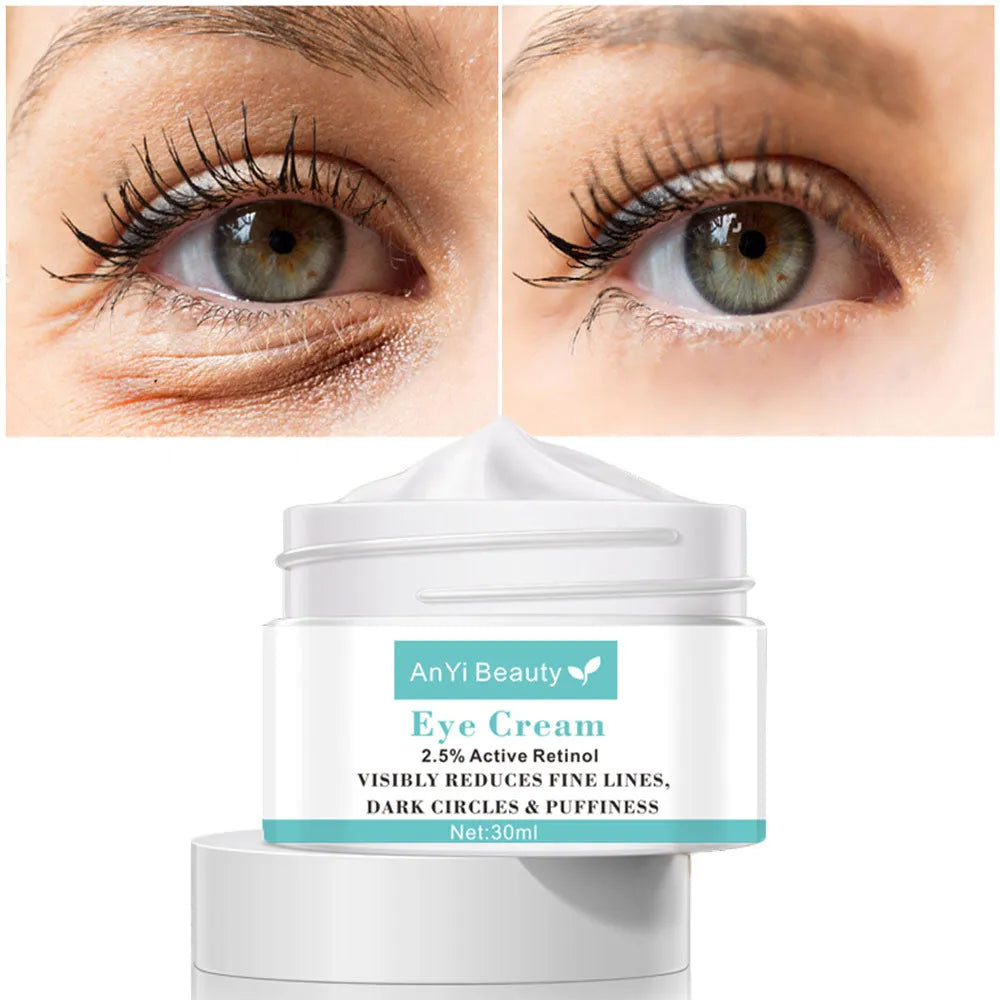 30ml beauty eye cream container with cream formulation for targeted eye area application