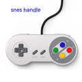 Super ConsoleX BoxArcade wired USB game controller showing SNES and AC original handle design options
