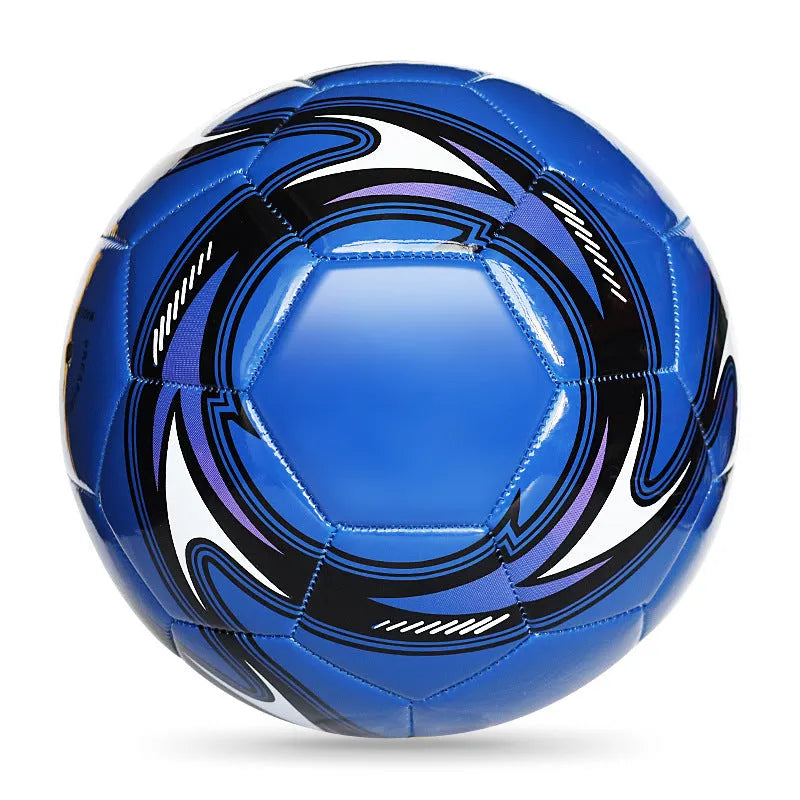 PVC machine seam training football in multiple sizes and colours including Thick Tornado Blue.