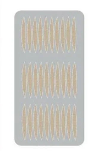 No glue eyelid stickers in non-woven fabric showing three size options L, M, S for household eyelid enhancement