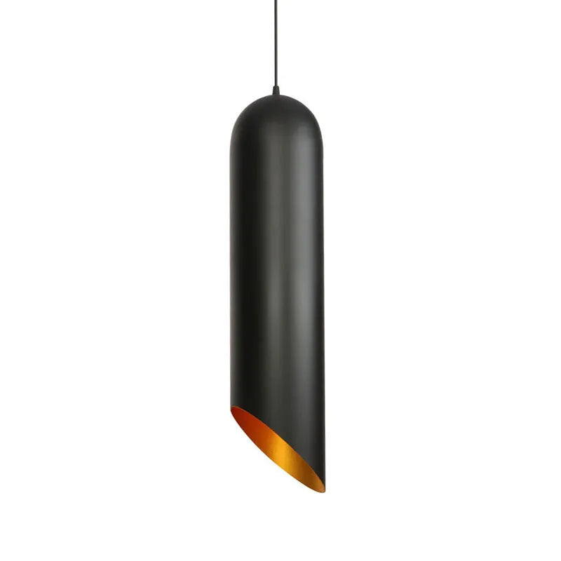Iron art chandelier with retro industrial design in matte black finish for bedroom or living room ceiling lighting