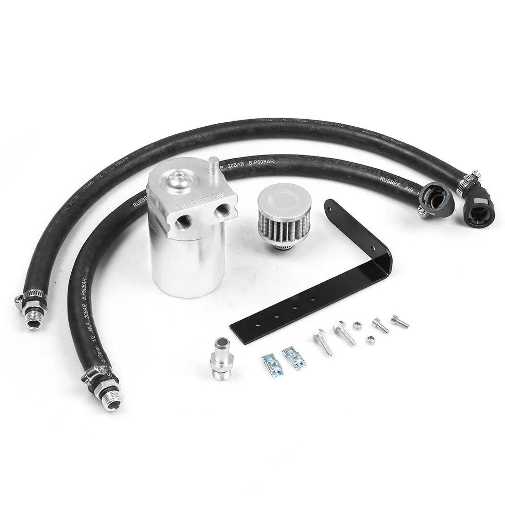 Aluminium alloy oil separator for Ford Expedition in choice of black, blue, red, or silver finish.