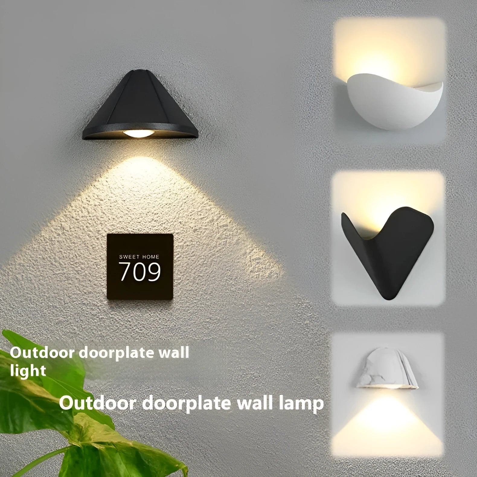 Courtyard LED lighting lamp with bird's nest design and aluminium alloy shell