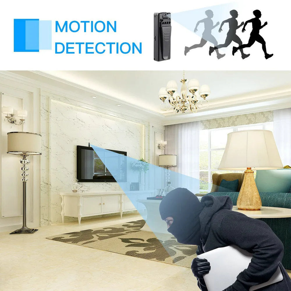 Black 1080p HD DV home camera with 90-degree rotation and night vision capability