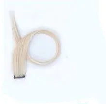 Long curly gradient hair extension patch in Aurora Purple colour, approx 60cm length.