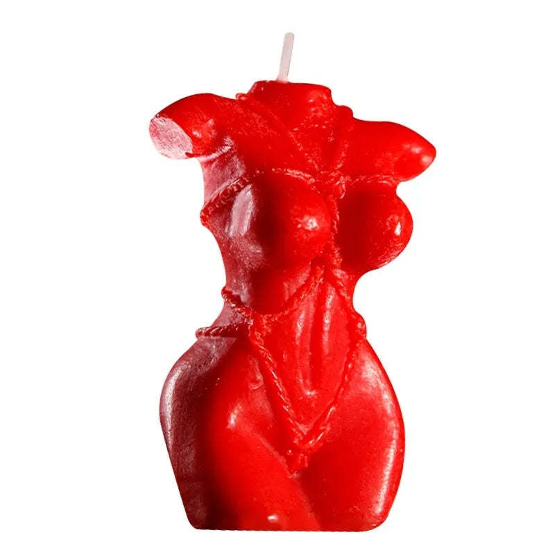 Low-temperature soy wax massage candle in Rose Red, Spring Pink, or Lilac Purple colour