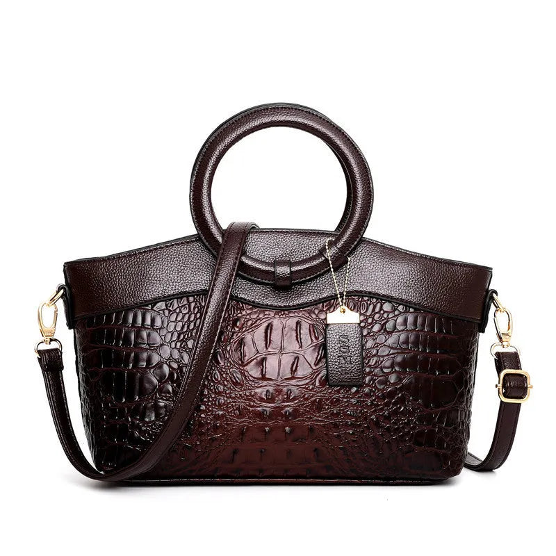 Casual fabric ladies handbag with zipper compartments in multiple colour options