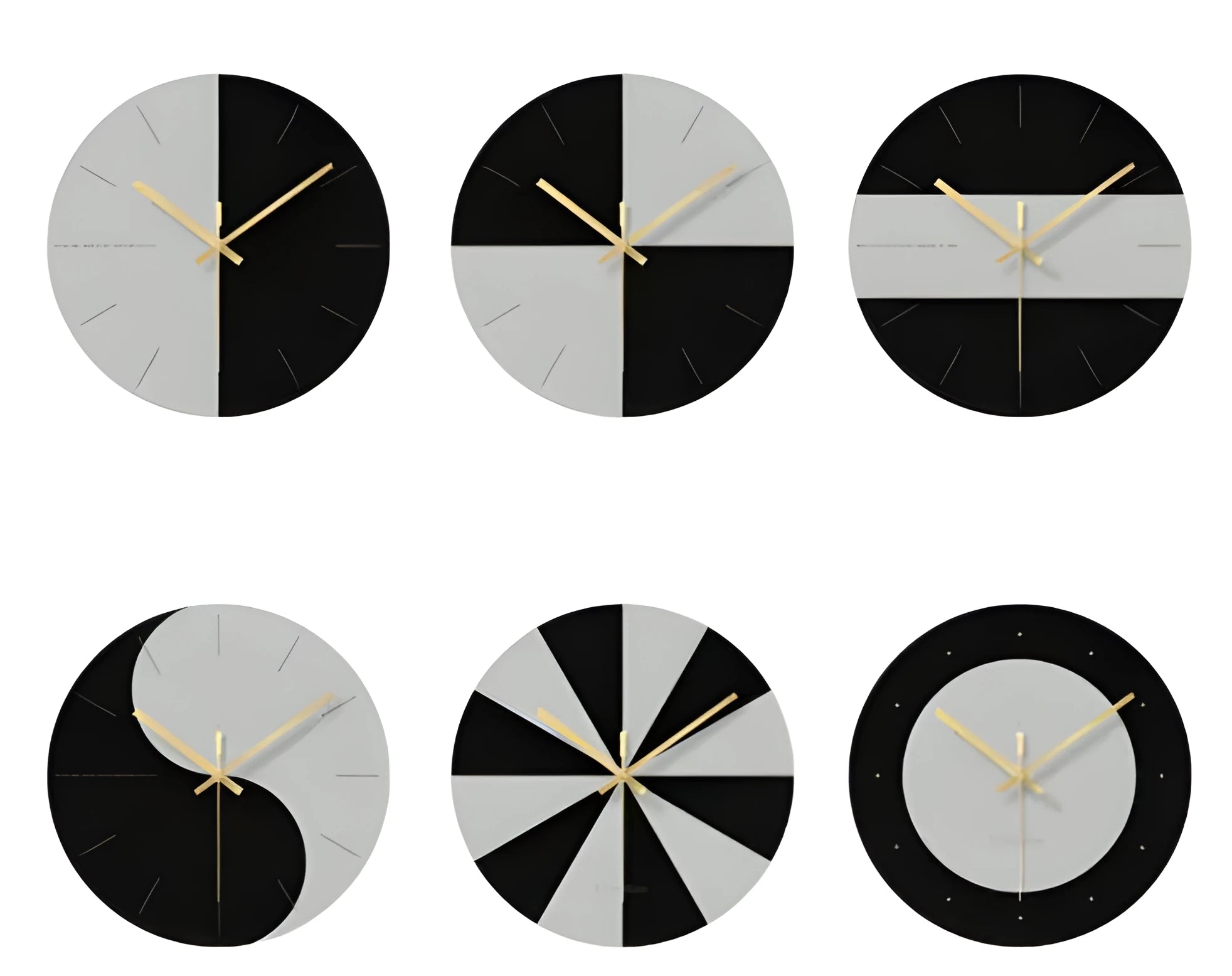 Large transparent tempered glass wall clock with minimalist numerals on a white wall.