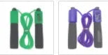 3-metre rope skipping fitness jump rope with sponge foam handles in multiple colour options