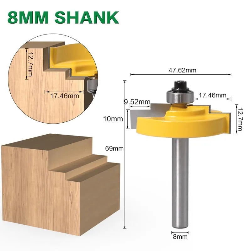 Door and window step knife woodworking cutter with carbide blade and multiple handle options