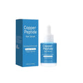 Copper peptide hair oil in a 30ml glass bottle, product code FPB016.