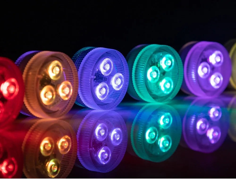 Remote control waterproof LED diving light for fish tanks with plastic housing