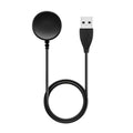 Black USB magnetic wireless watch charger with compact 34mm design for smartwatches