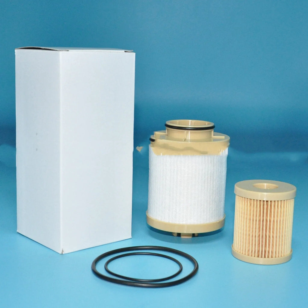 FD4616 diesel fuel filter for Ford F350 F550 F750 and 6.0L engine trucks showing dimensions
