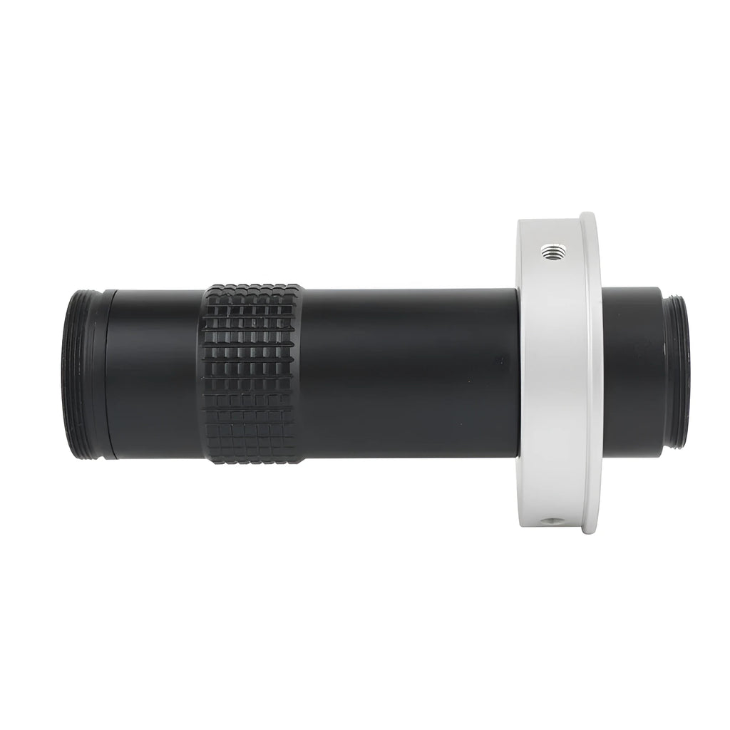 Black industrial camera monocular lens for 10-130x magnification inspection work