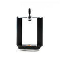 Black plastic U clip universal car phone holder for dashboard or windscreen mounting