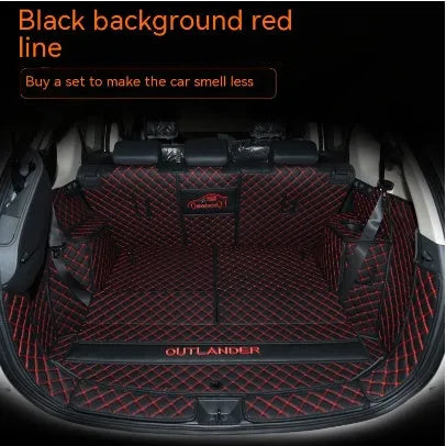 Mitsubishi Outlander fully surrounded 3D boot liner mat in TPE XPE non-slip material