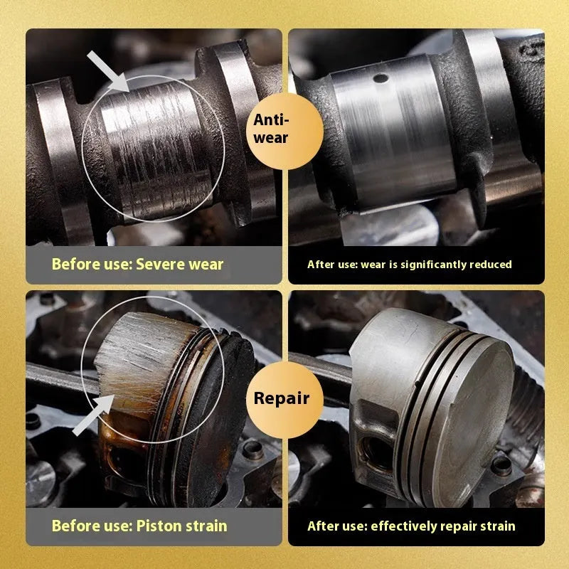 60ml engine oil anti-wear additive bottle with white cap for vehicle maintenance