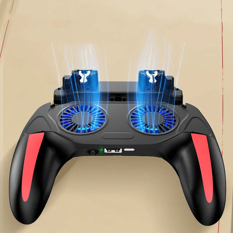 H10 mobile gaming controller for smartphones with touch screen interface.