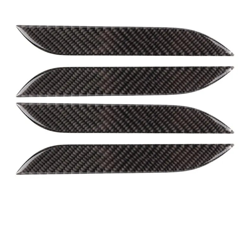 Tesla Model S carbon fibre door handle protection stickers set of four pieces