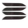 Tesla Model S carbon fibre door handle protection stickers set of four pieces