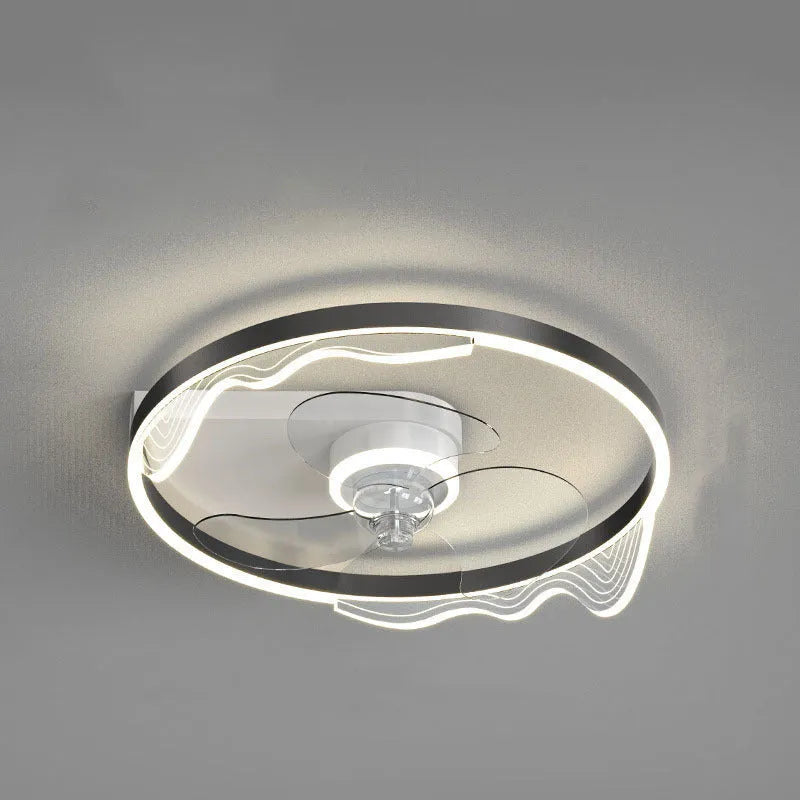 Simple modern Nordic style iron tieyi ceiling lamp with LED light for a children's room.