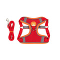 Adjustable dog harness with haulage rope and vest in multiple colour options.
