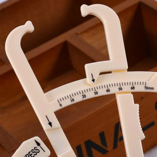 Acrylic body fat caliper for skin fold thickness measurement with 200mm range