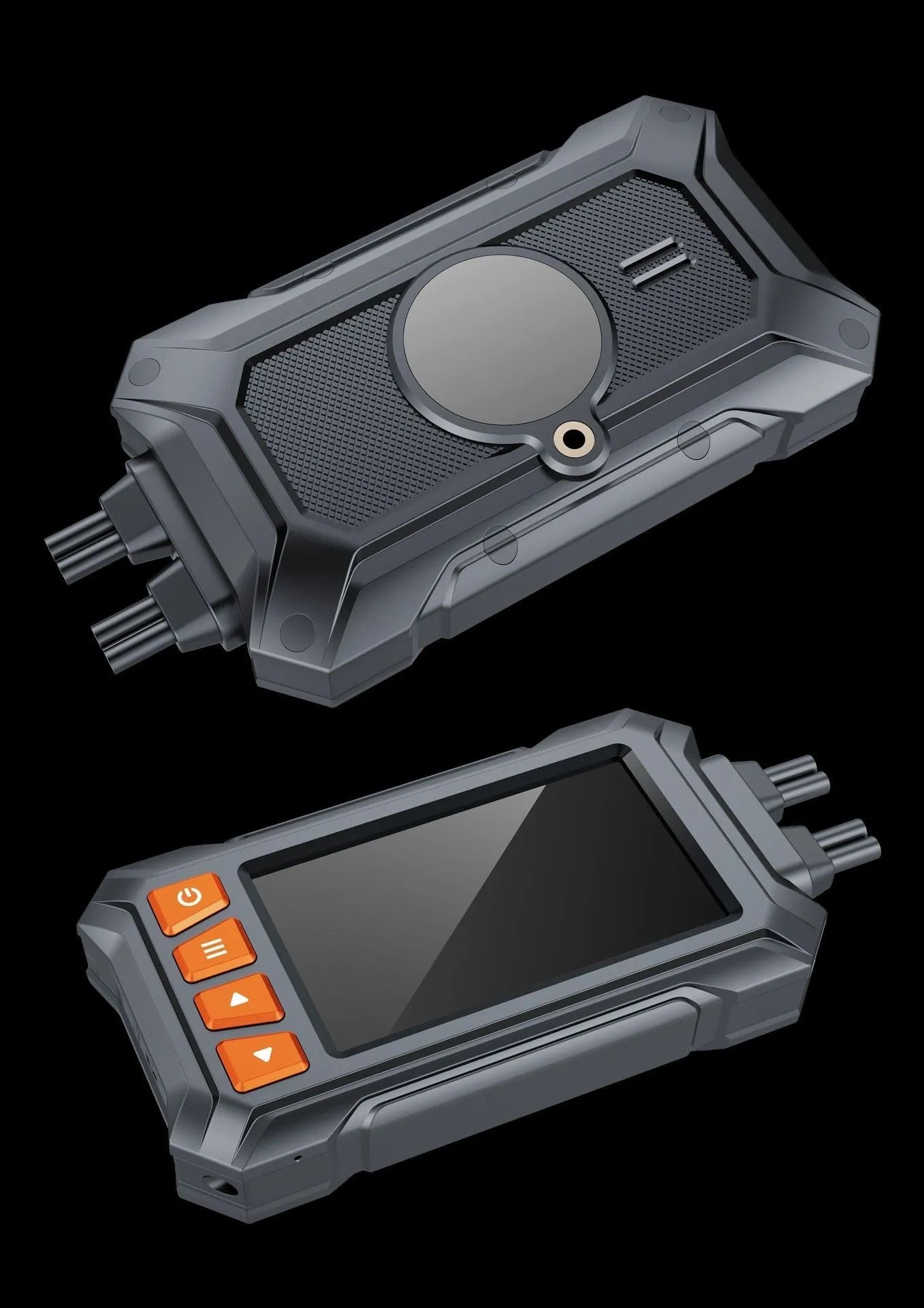 Motorcycle GPS video recorder with dual lens in waterproof housing for 1080P recording