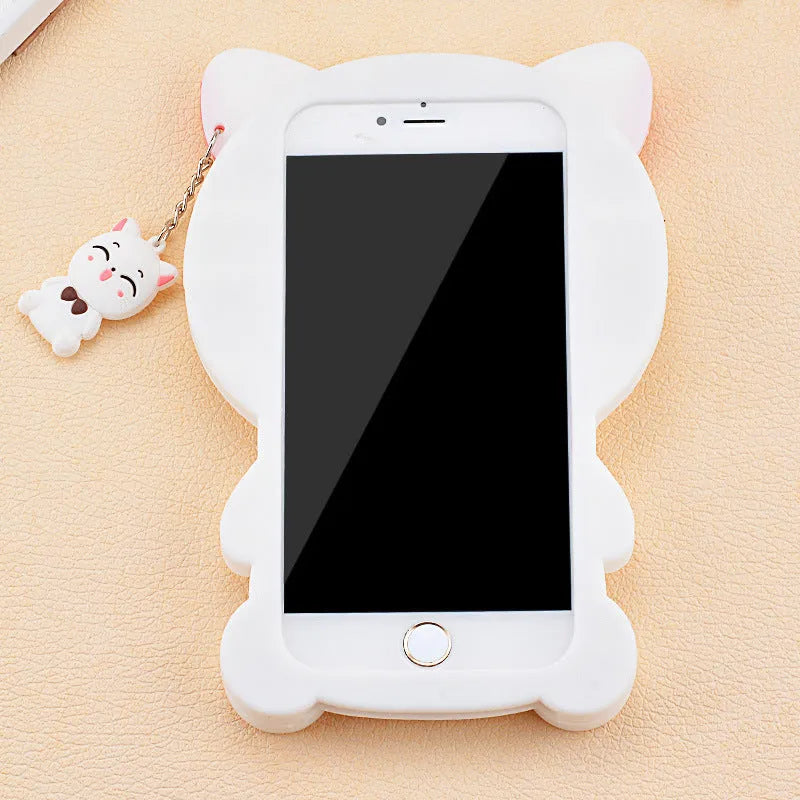 Soft silicone phone case showing edge-proof protection for Samsung Galaxy and Apple iPhone smartphones