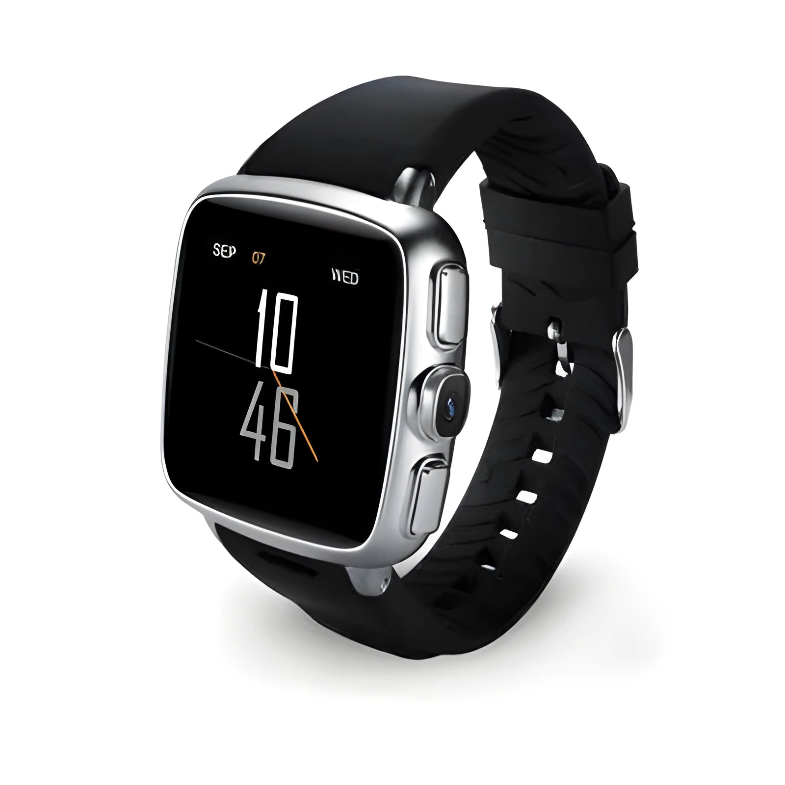 Z01 smart watch showing 1.54-inch screen on wrist in black or white colour