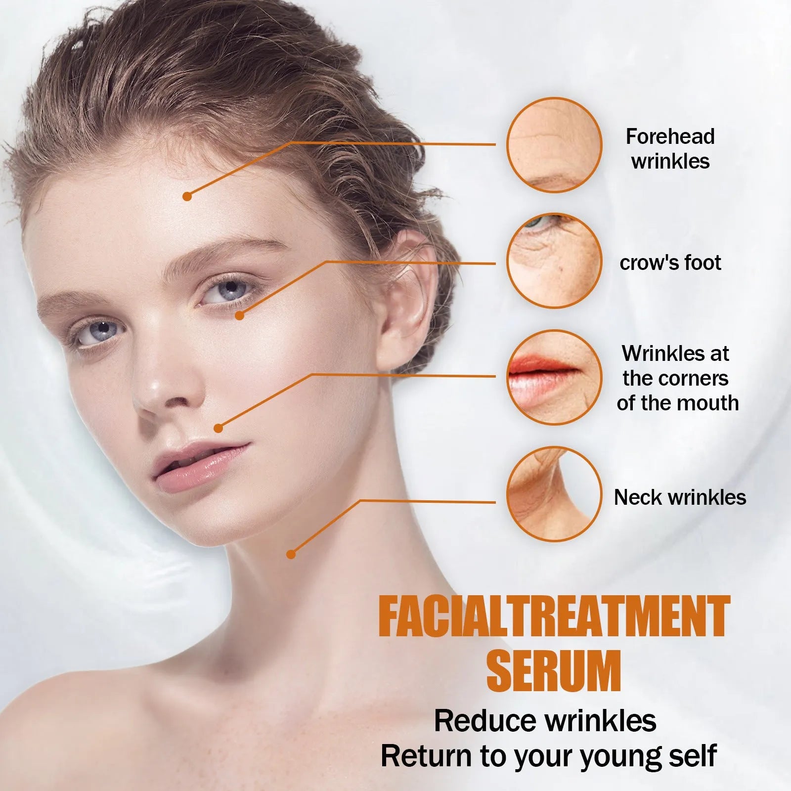 Boxed Retinol anti-wrinkle essence spray bottle with 30ml capacity for facial skincare