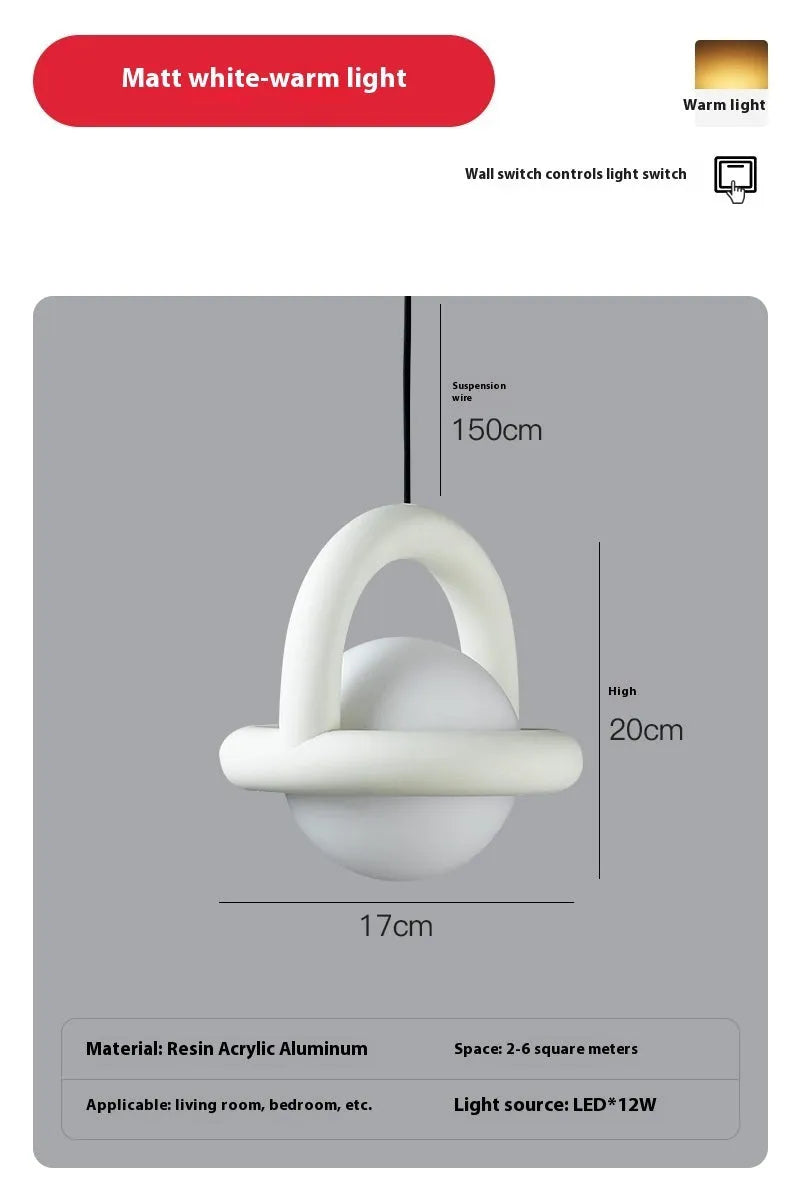 Danish designer hanging line lamp in a Nordic style for bedside or living room use.