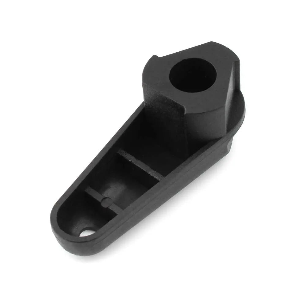 Black nylon quick-release wrench for BMW motorcycle oil cap on a 2004+ R model.