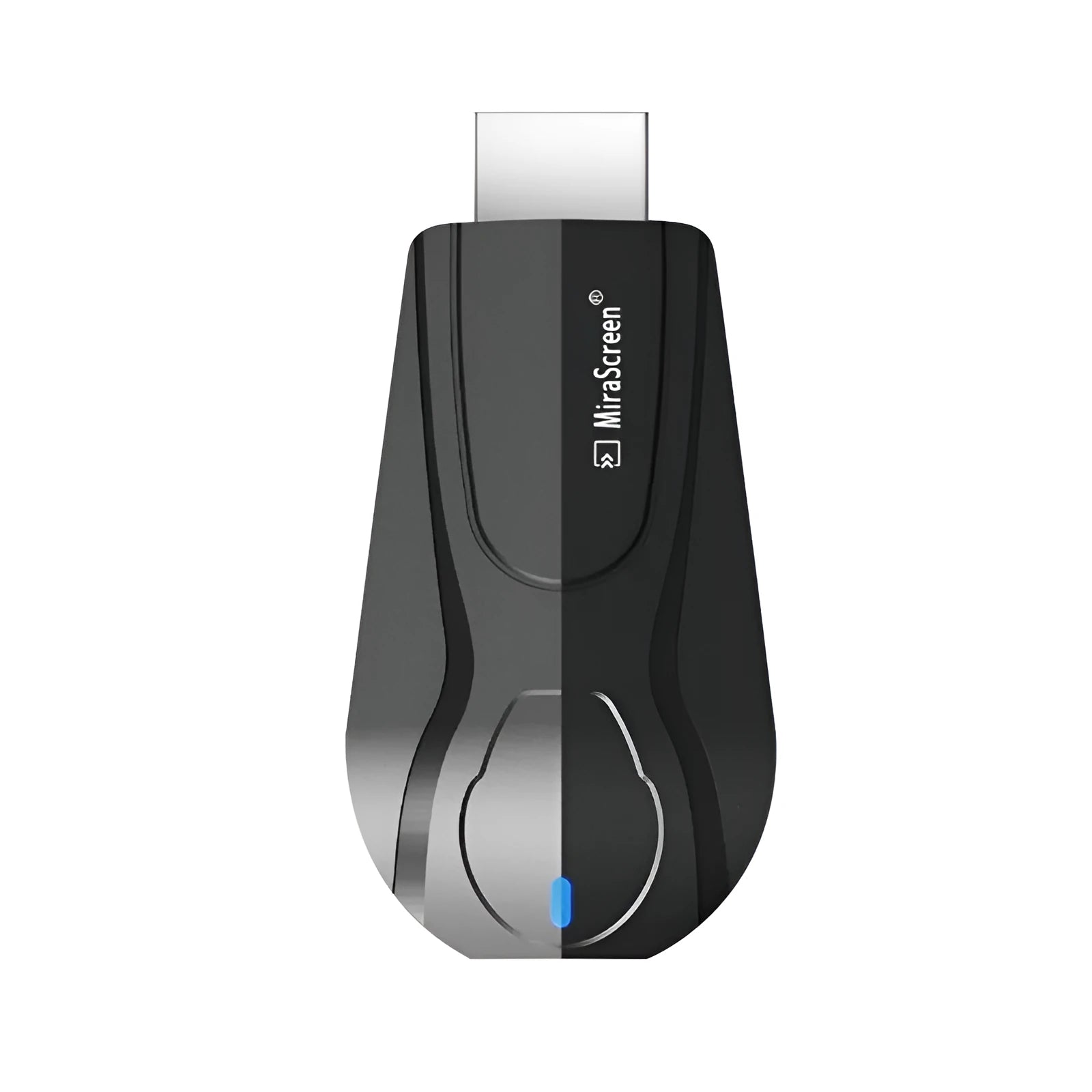 Black wireless screen player for smartphone HDMI mirroring and casting