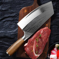 320mm stainless steel kitchen knife with forged blade construction