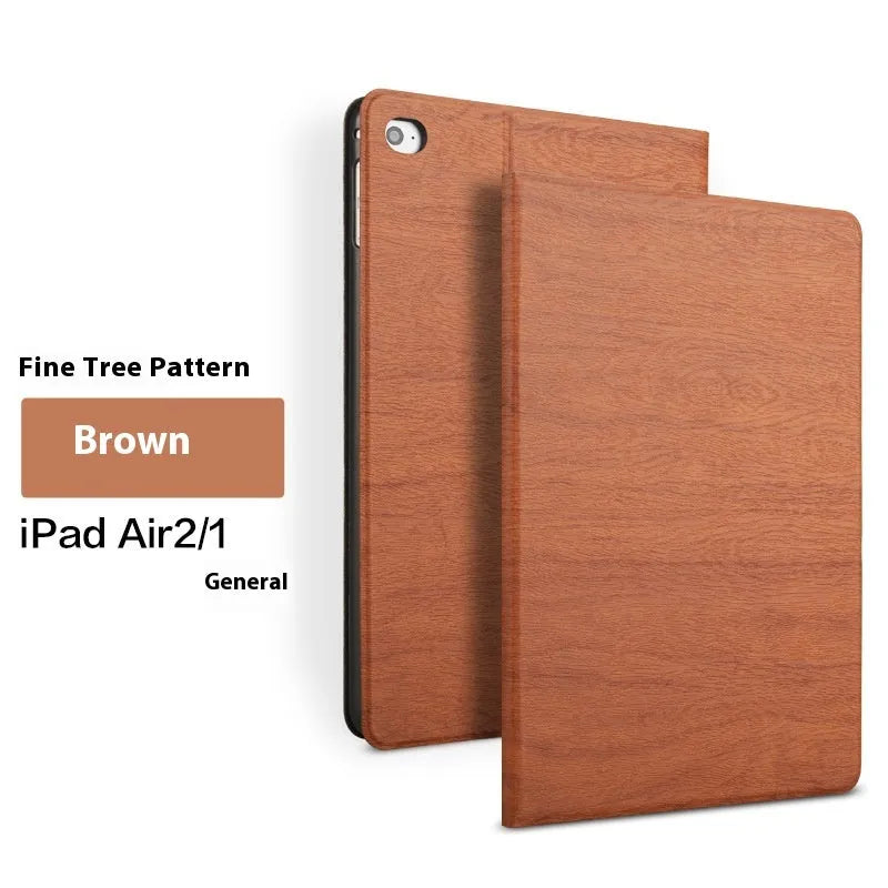 Sapphire blue and black imitation leather iPad protective covers with integrated sleep bracket