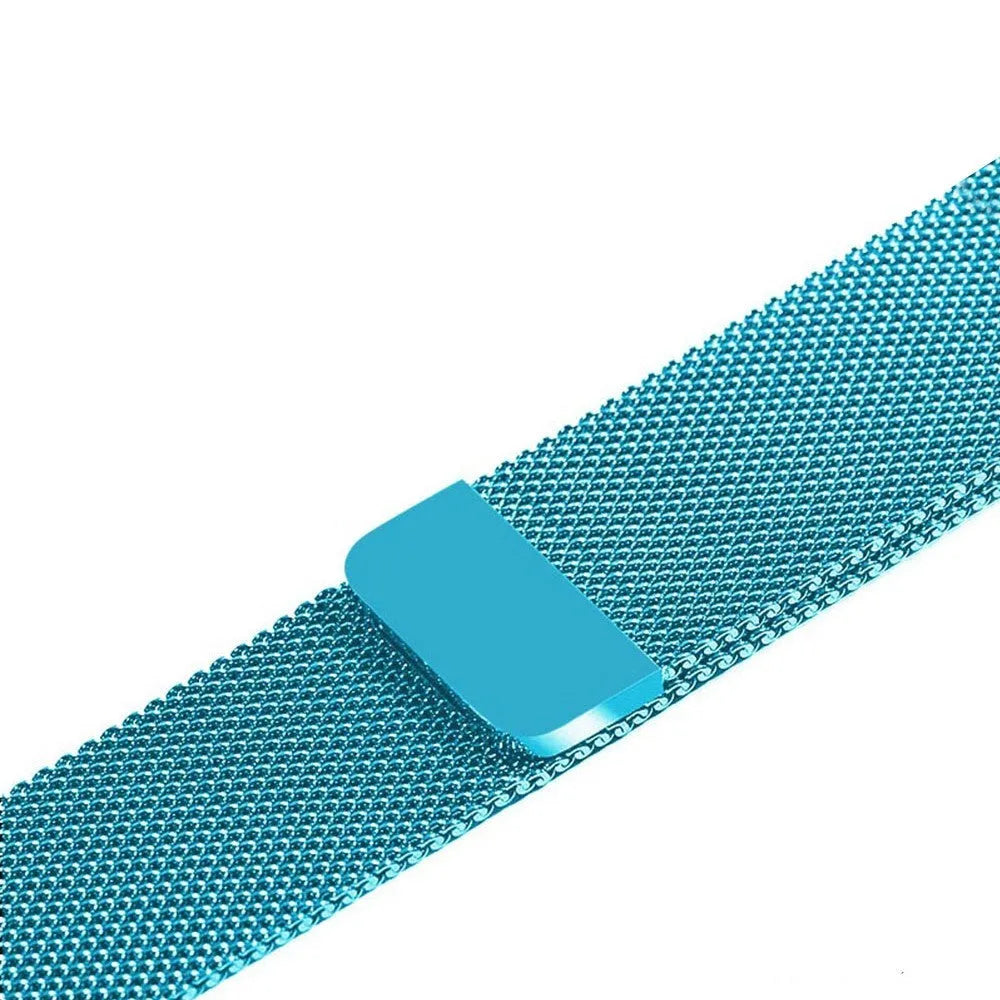 Stainless steel smartwatch strap for 38mm and 42mm watches in silver colour
