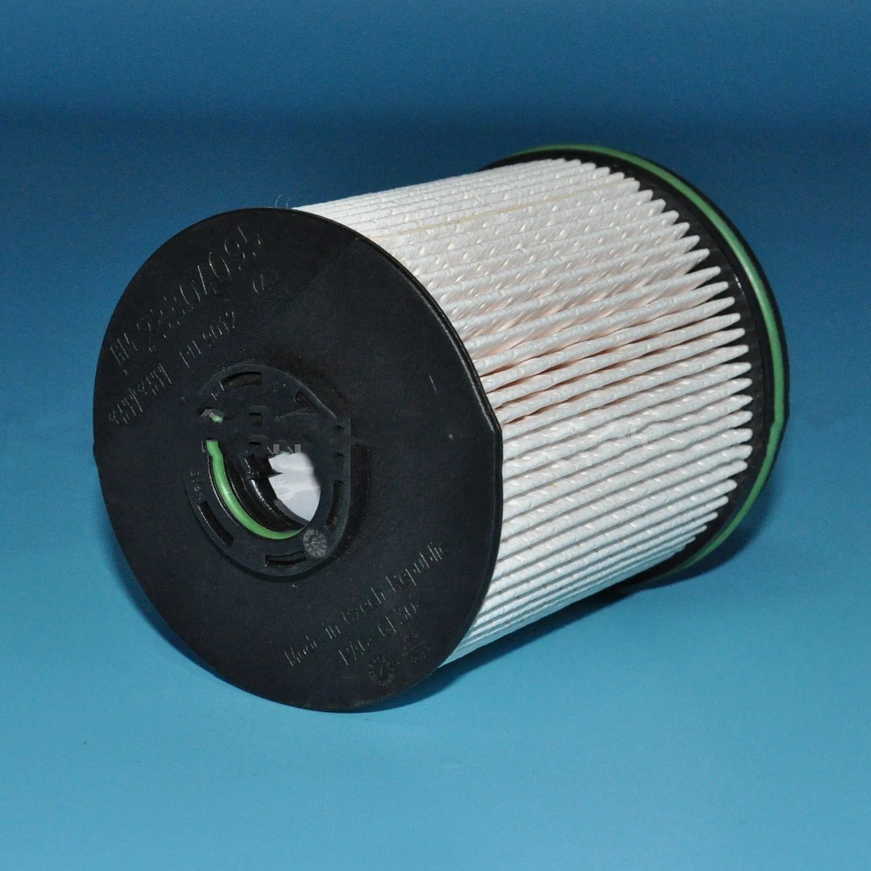 Factory diesel fuel filter element with gasket for Vauxhall Opel ASTRA K models showing 106mm height