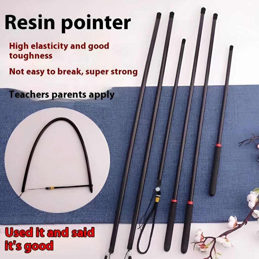 A resin flexible pointer measuring tape showing length options of 40cm, 50cm, 60cm, and 70cm.