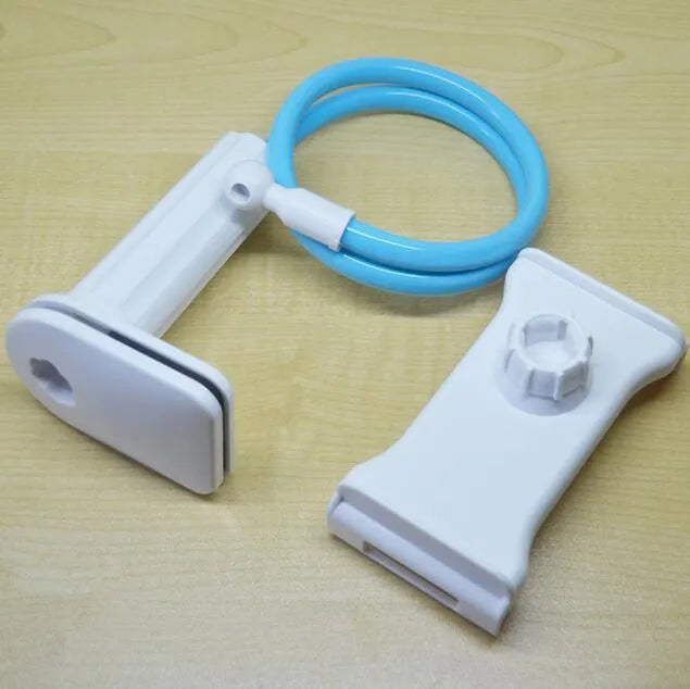 Aluminium alloy bedside phone holder with long flexible arm and saddle base mount
