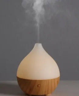 Asakusa wood grain finish aroma diffuser with vase shape and 100ml water tank