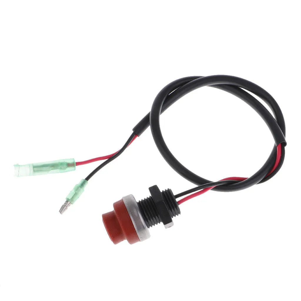 Yamaha marine engine emergency stop switch with rope lanyard for outboard motor safety cut-off