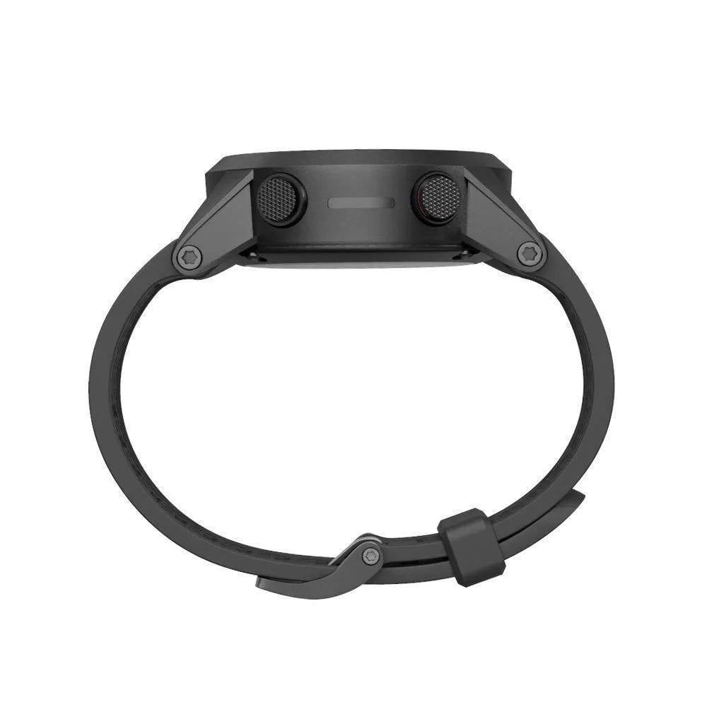 Jiaming compatible 26mm silicone watch strap with stainless steel buckle in multiple colour options