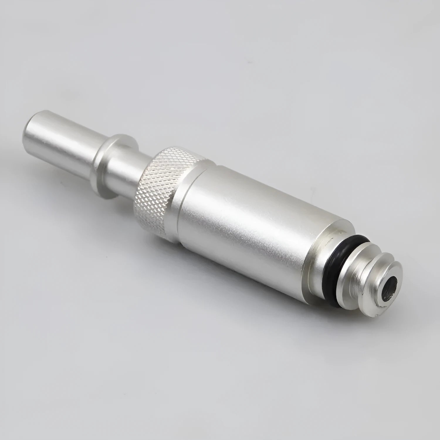 Silver metal transmission refuelling joint VAS6262-9 for automotive MTF fluid changing