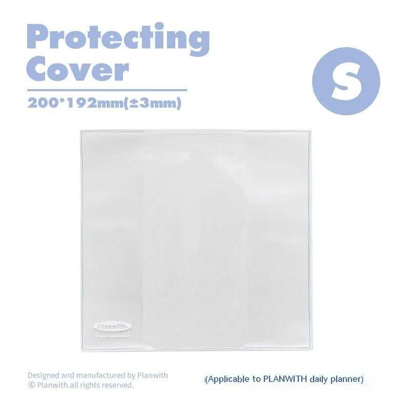 Embossed simple visual meter book notebook showing available blue, grey, purple, white, and protective cover colours.