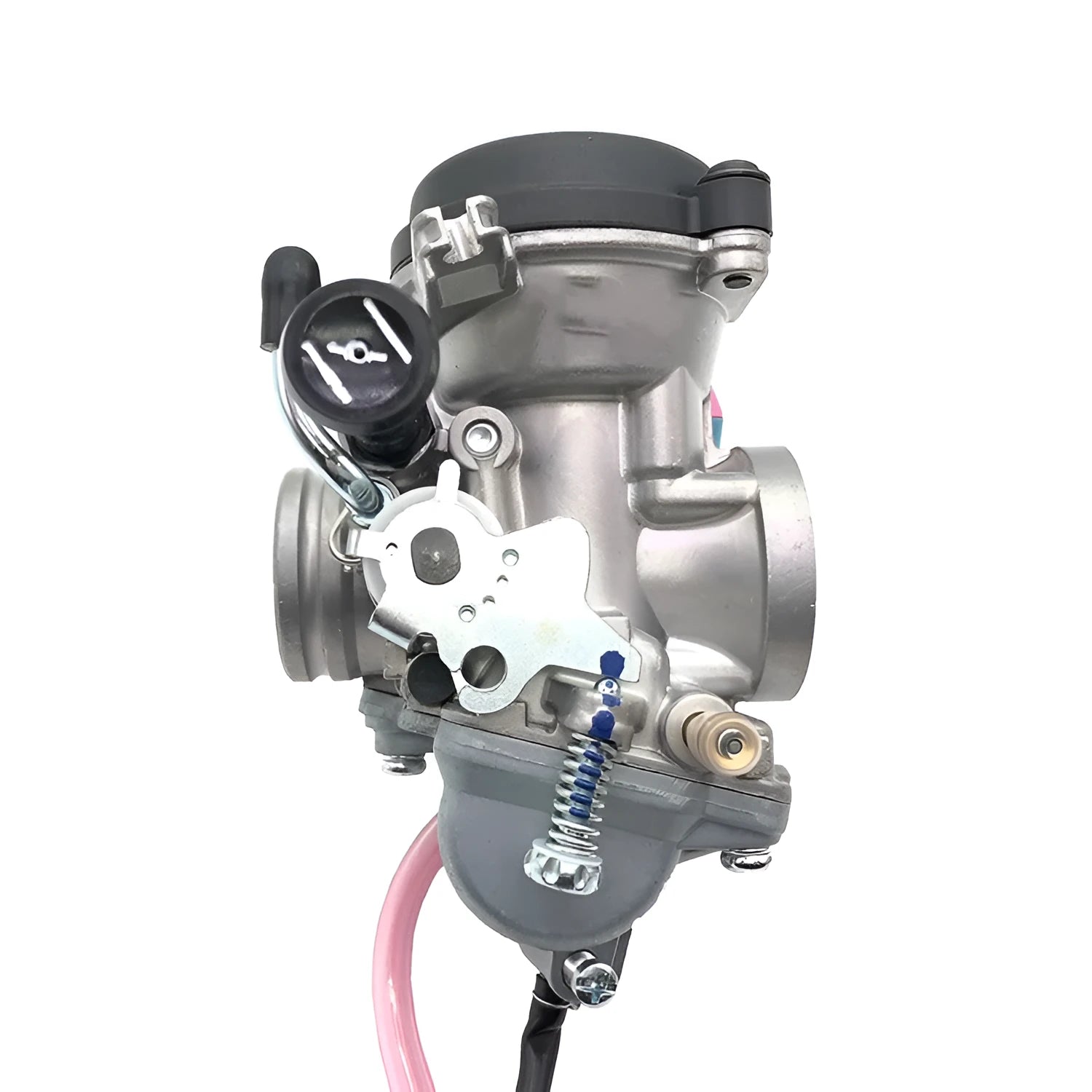 Replacement carburetor for Wang Diaobao HJ125K-2 and Suzuki EN125 GS125 motorcycles with choke cable.